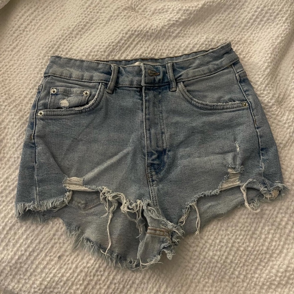 Zara denim shorts